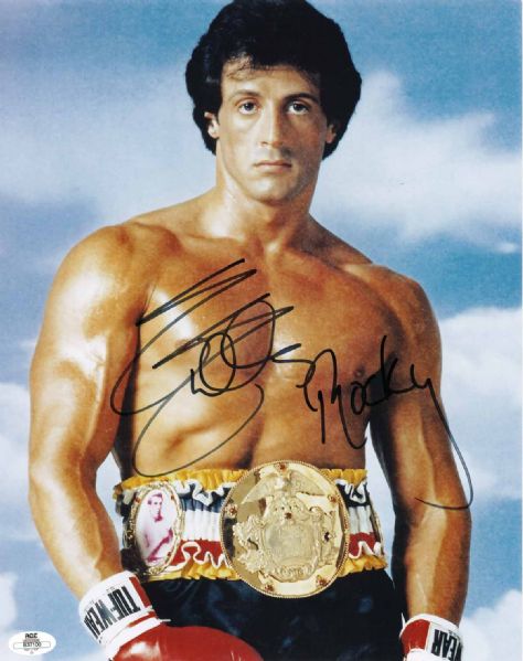 Sylvester Stallone "Rocky"  Signed 11"x14" Photo