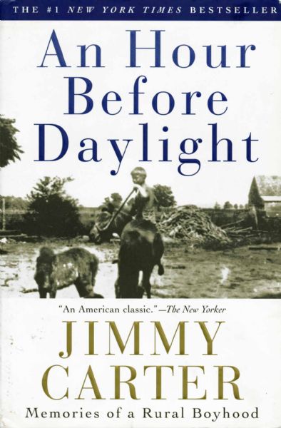 Jimmy Carter Signed "An Hour Before Daylight" Soft Cover Book (PSA/DNA)