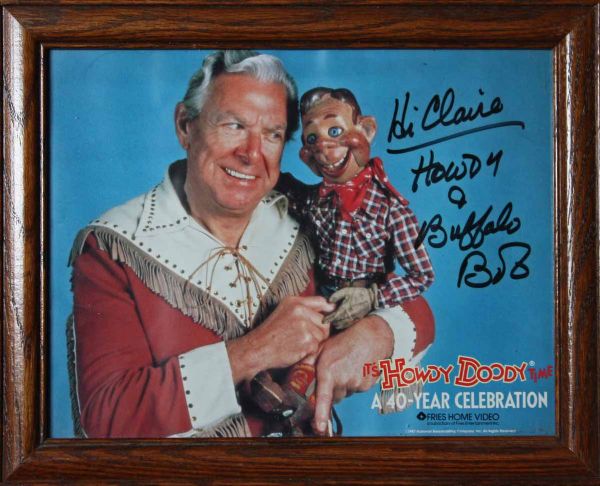 Lot of 2 Howdy Doody Signed 8" x 10" Photos (PSA/DNA)