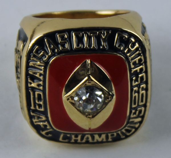 1966 Kansas City Chiefs High-Quality Replica Size 11 Championship Ring