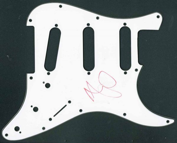 Miley Cyrus Signed In-Person Pickguard (PSA/DNA)