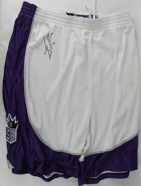Mike Bibby Game-Used & Signed Sacramento Kings Shorts (PSA/DNA)