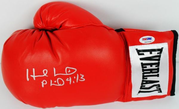 Evander Holyfield Signed Everlast Boxing Glove - PSA/DNA Graded GEM MINT 10!
