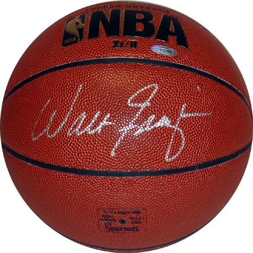 Walt Frazier Signed Spalding Official NBA I/O Basketball (Steiner)