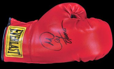 George Foreman Rare Signed Boxing Glove (JSA)