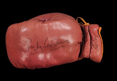 Rocky Graziano Vintage Signed Boxing Glove, One of a Handful Known To Exists! (JSA)