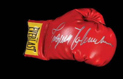 Ingemar Johansson Rare Signed Boxing Glove (JSA)