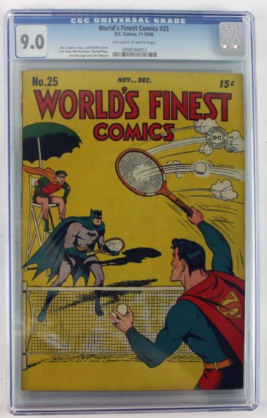 Worlds Finest Comics #25 (DC, 1946) CGC Graded 9.0 (CGC)