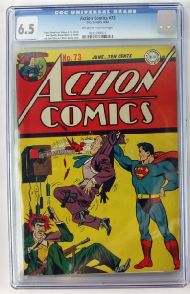 Action Comics #73 (DC, 1944) CGC Graded 6.5 (GCG)