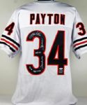 Walter Payton Signed Limited Edition Chicago Bears "Stat" Jersey with 5 Handwritten Career Stats! (PSA/DNA)