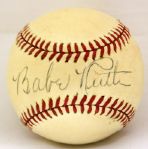 Babe Ruth High Quality Single Signed OAL Baseball (JSA)