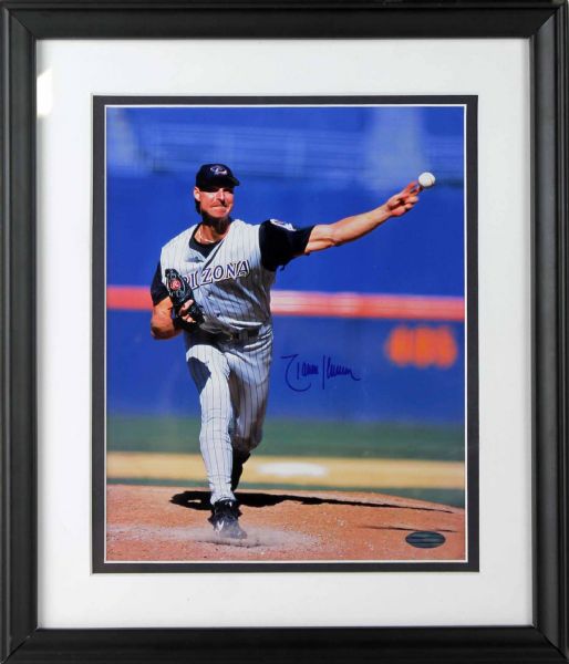 Randy Johnson Signed 8" x 10" Color Photo in Framed Display (Steiner)