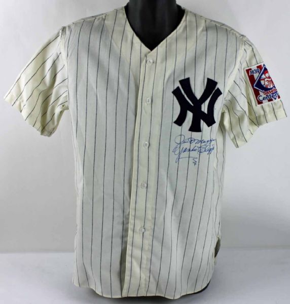 Joe Dimaggio Signed Yankees LE Custom Stitched Authentic Mitchell & Ness  Jersey (JSA LOA)