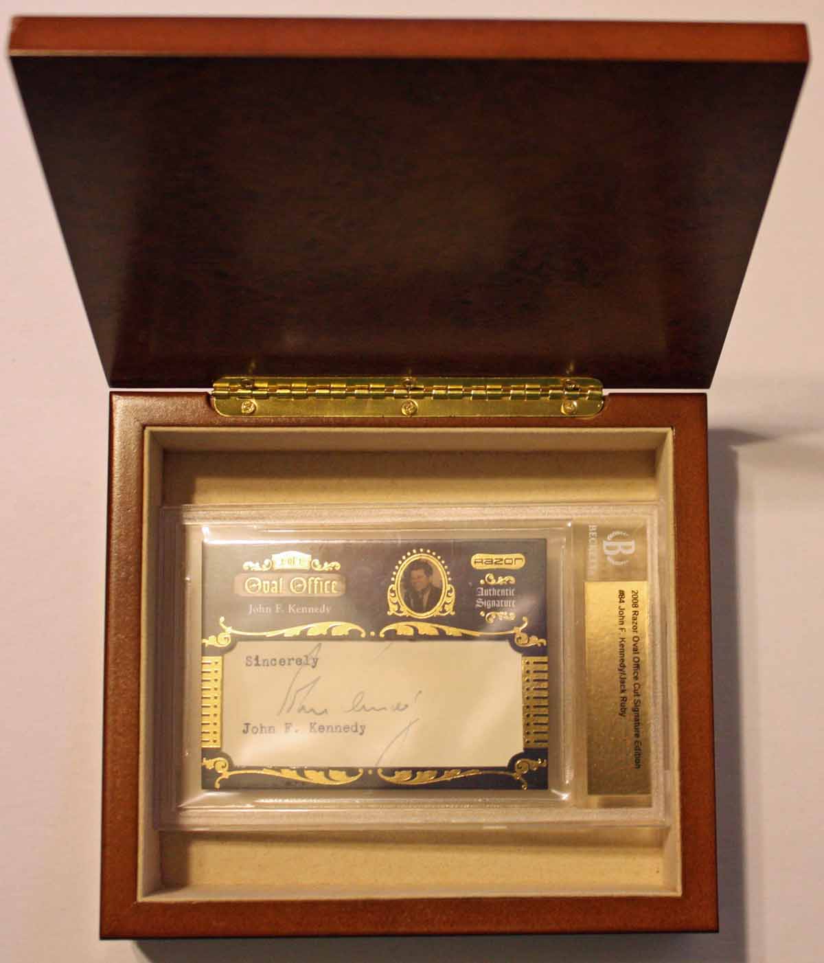 Lot Detail - 2008 Razor John F. Kennedy & Jack Ruby Dual Lot Detail - 2008 Razor John F. Kennedy & Jack Ruby Dual