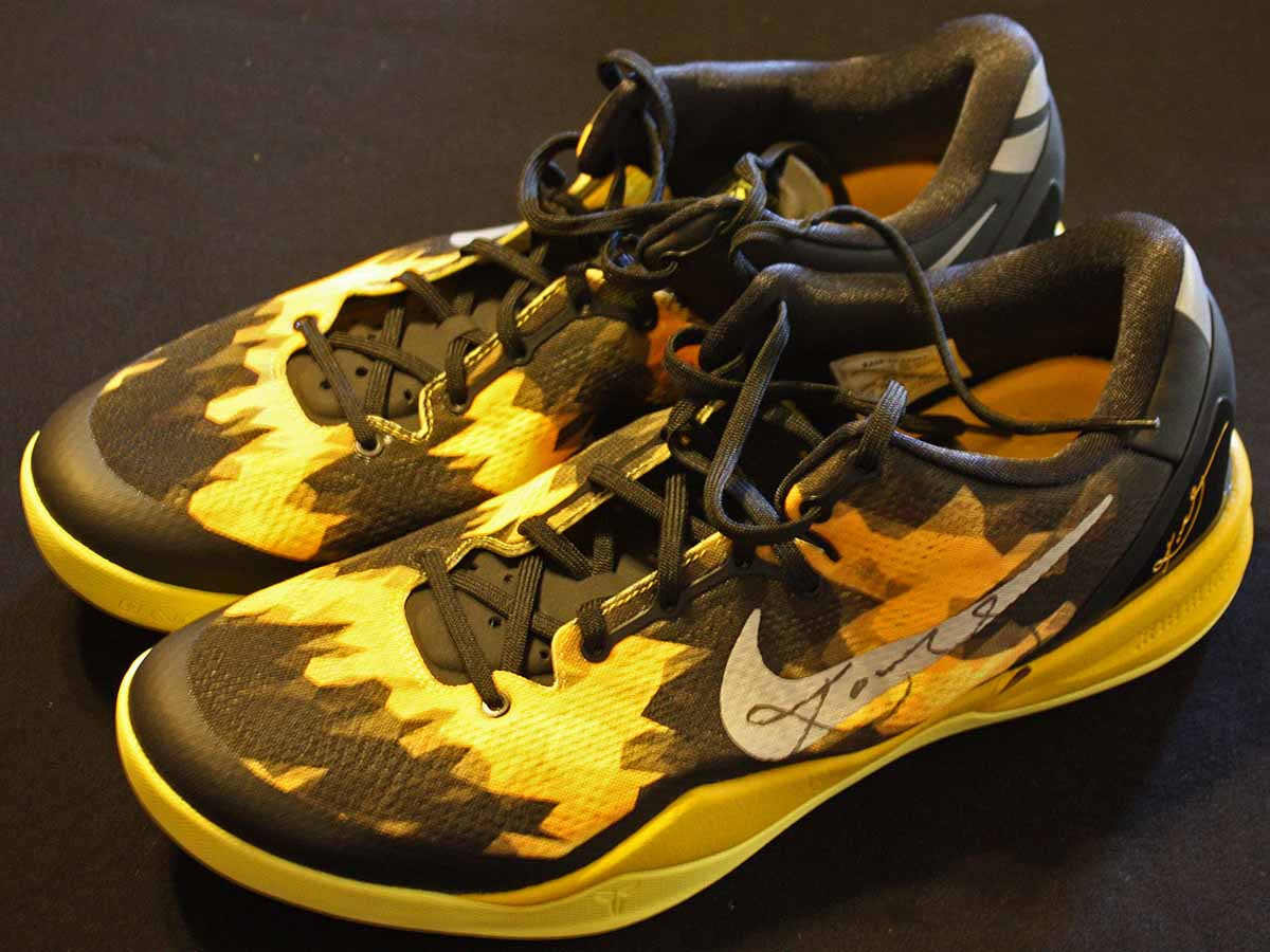 Lot Detail - 2012-13 Kobe Bryant Signed & Game Worn Nike Basketball ...