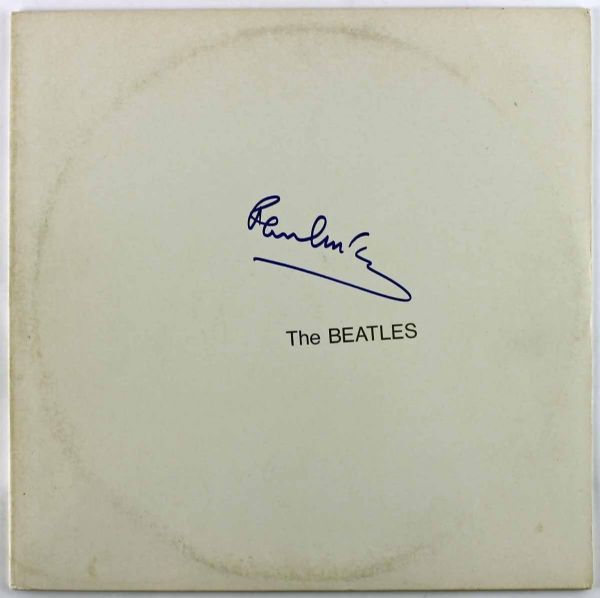 The Beatles: Paul McCartney Signed "White Album" Record Album - PSA/DNA Graded GEM MINT 10!