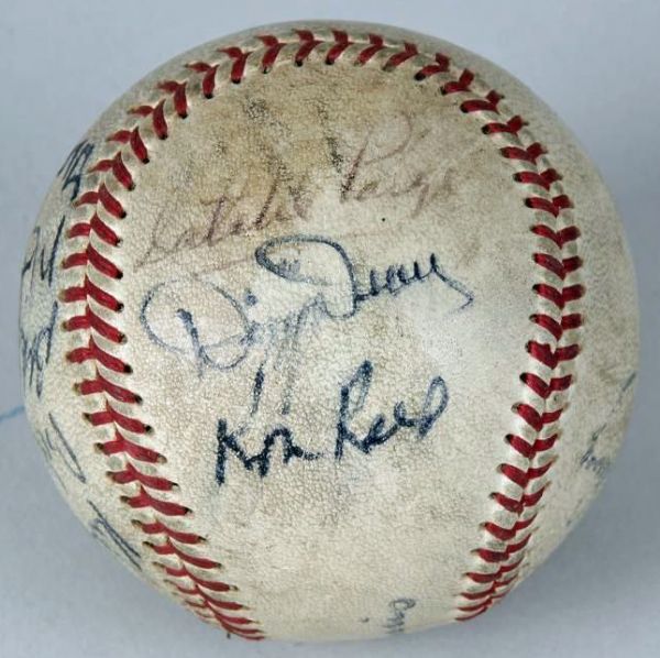 Pitching Legends: Multi-Signed ONL Baseball w/ Satchel Paige, Dizzy Dean & Others! (JSA)