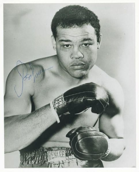 Joe Louis Signed 8" x 10" Studio Portrait Photograph (PSA/DNA)