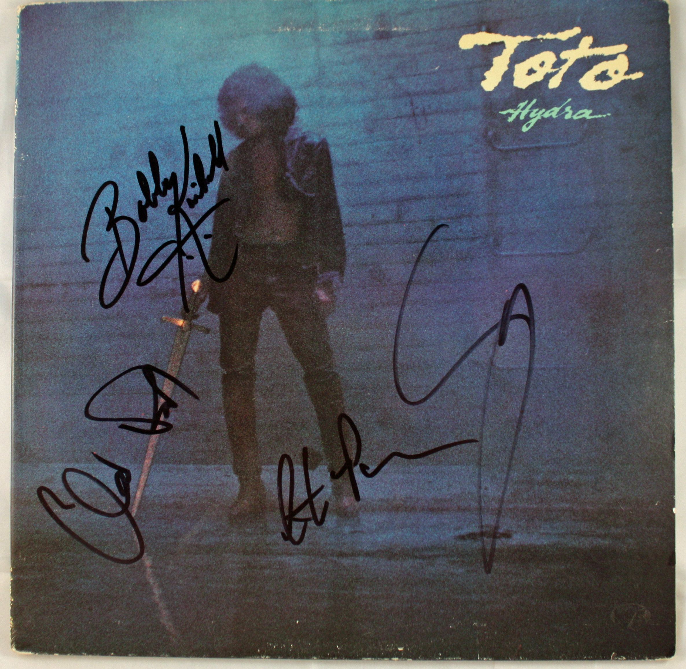 Lot Detail Toto Group Signed Album W 4 Signatures Psa Dna