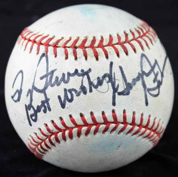 George Steinbrenner Signed OAL Baseball (JSA)