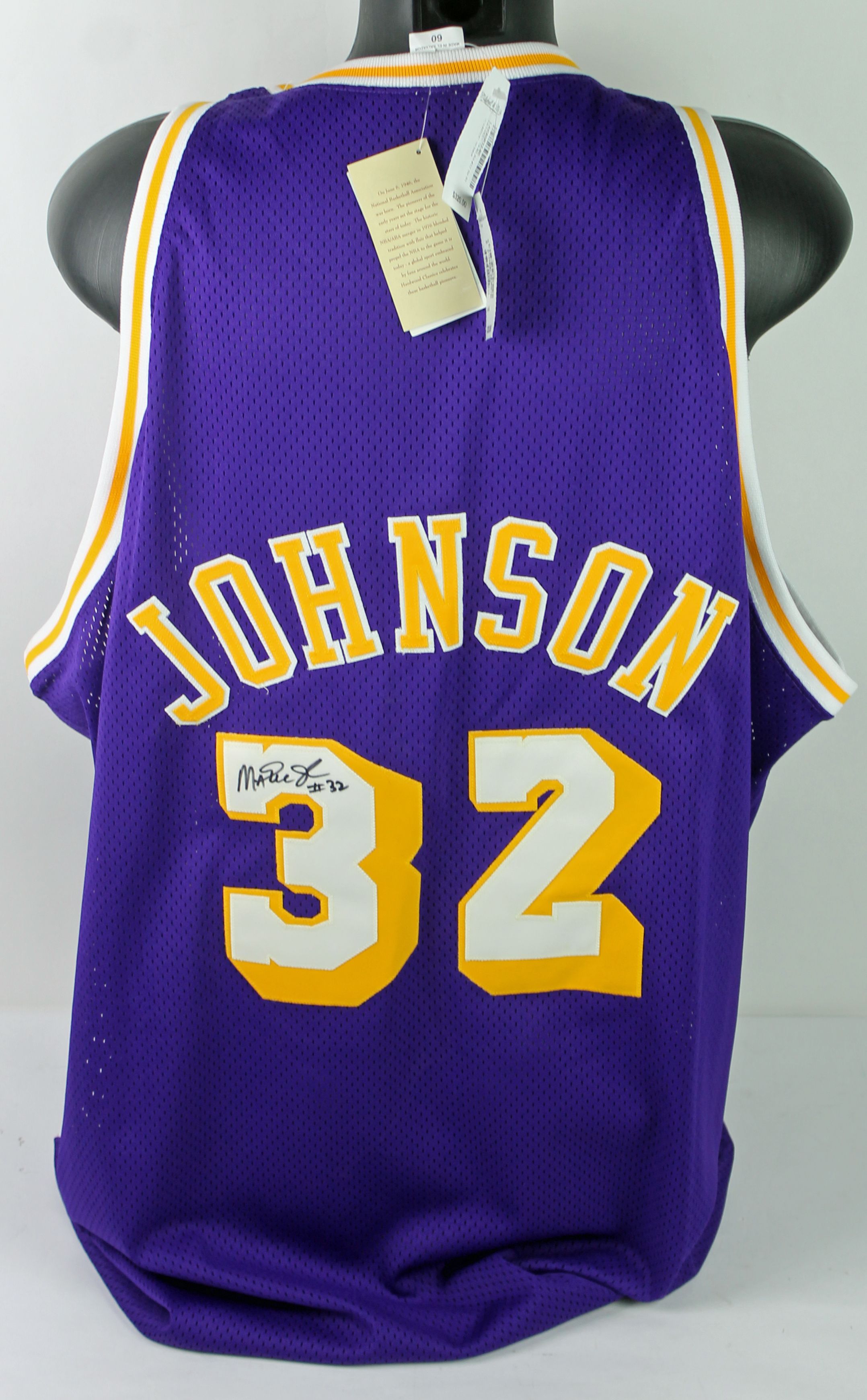 1979-91 Los Angeles Lakers 'Hardwood Classics' Johnson 32 Home Jersey