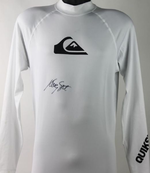 Kelly Slater signed Quicksilver Surf Shirt (PSA/DNA)
