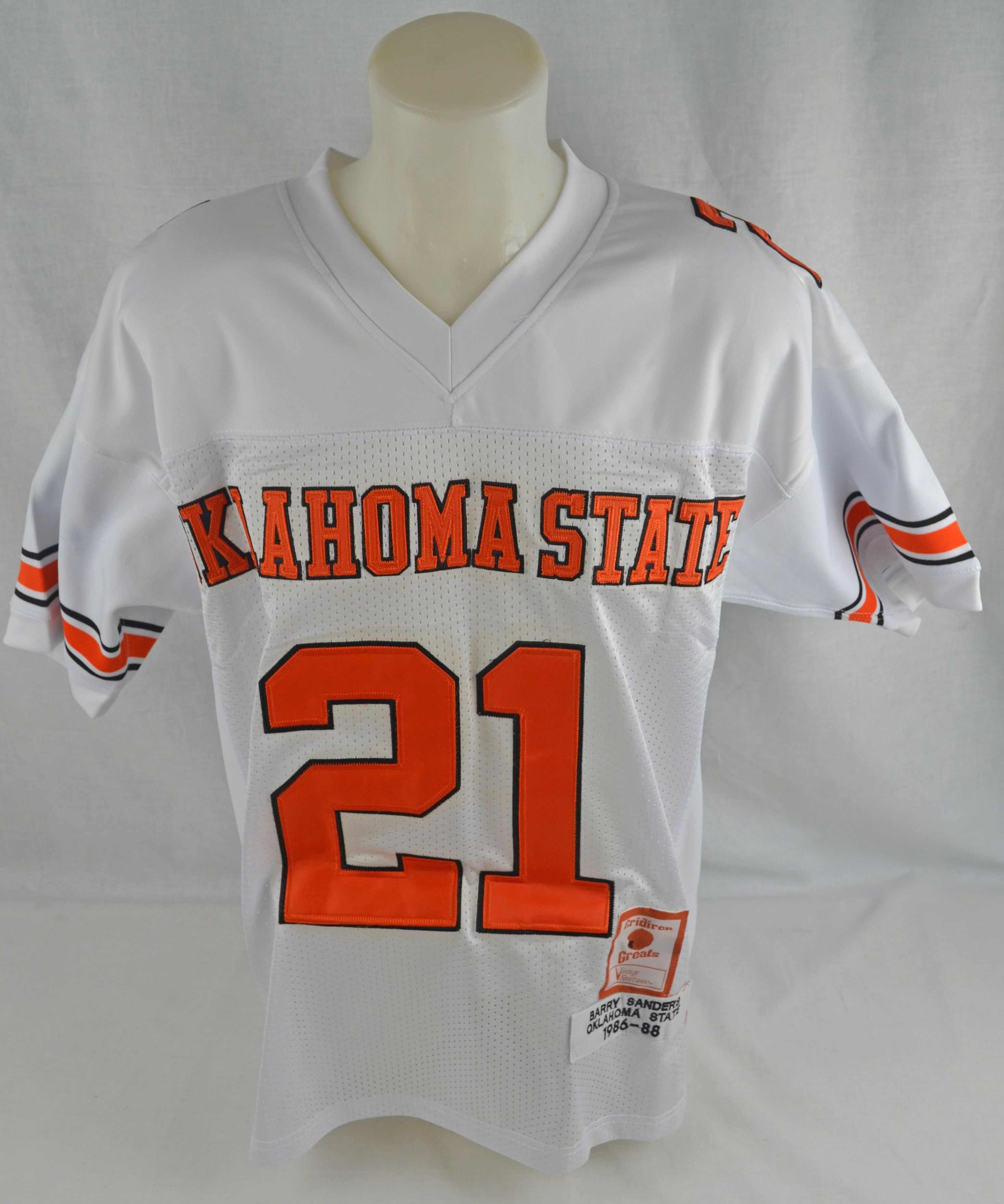 barry sanders oklahoma state jersey