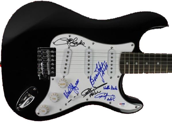 AC/DC Group Signed Strat Style Electric Guitar (PSA/DNA)