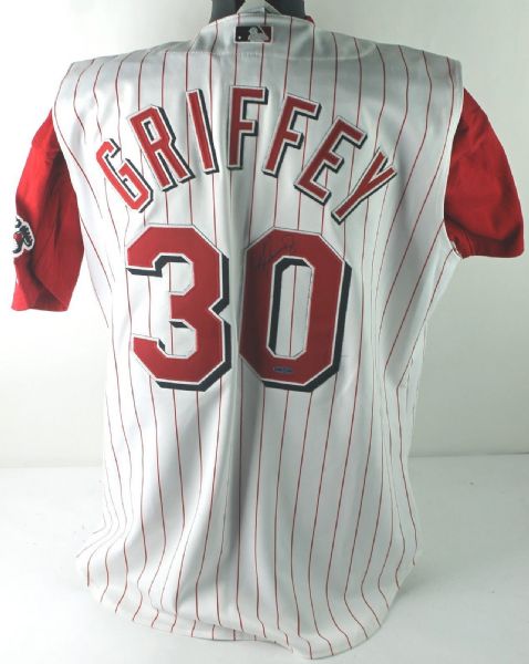 Ken Griffey Jr. Signed Cincinnati Reds Jersey (Upper Deck)