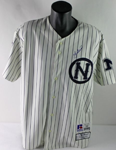 Yogi Berra RARE Signed Norfolk Tars Commemorative Jersey From 26 RBI Day! (PSA/DNA)