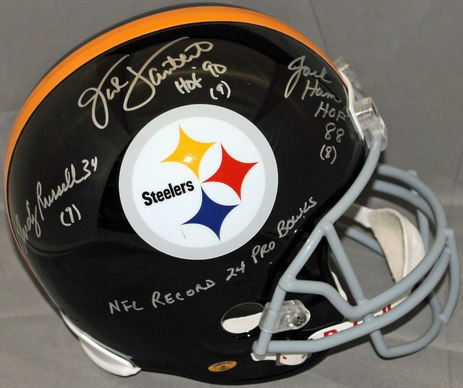 Lot Detail - Steel Curtain: Multi-Signed & Inscribed FS Helmet w ...