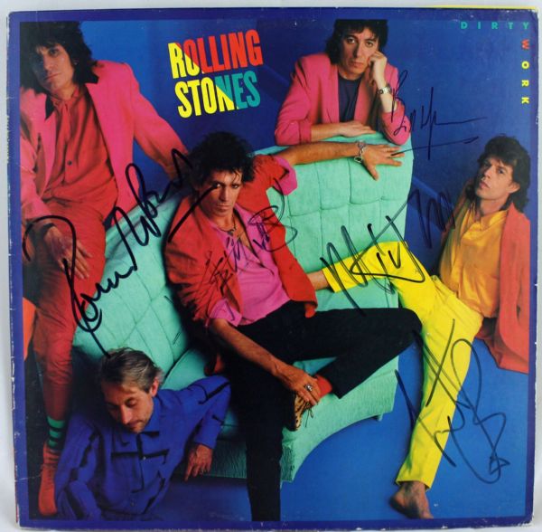 Lot Detail - The Rolling Stones: Group Signed 