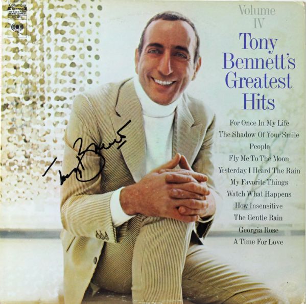 Tony Bennett Signed "Greatest Hits" Album (JSA)