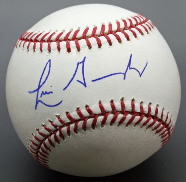 Luis Gonzalez Signed OML Baseball (PSA/JSA Guaranteed)