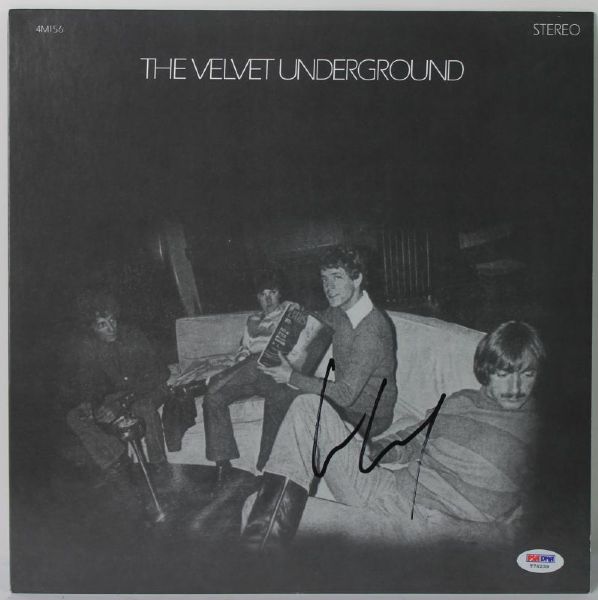 The Velvet Underground: Lou Reed Signed Album Cover (PSA/DNA)