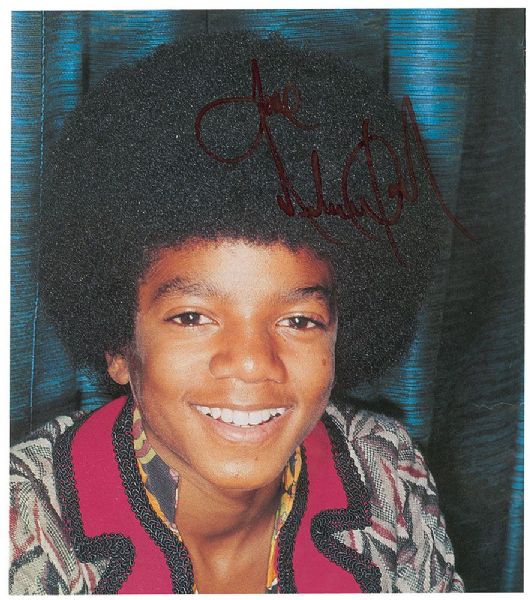 Michael Jackson Signed 10" x 12" Jackson 5 Era Photo (PSA/DNA)