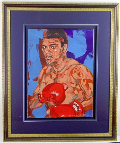 Muhammad Ali Signed & Framed 22" x 27"Limited Edition Artwork (Steiner Sports)