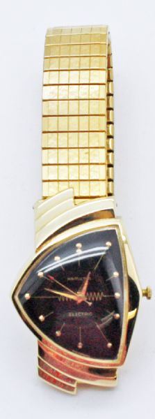 Elvis Presleys Owned & Worn Personal Hamilton Ventura 14K Gold Watch w/ "EAP" Initals! (Ex. Finch Estate)