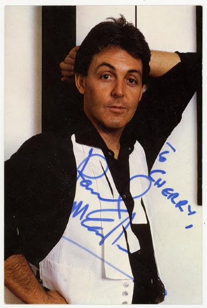 The Beatles: Paul McCartney Signed 4" x 6" Color Photo (Tracks &  PSA/JSA Guaranteed)