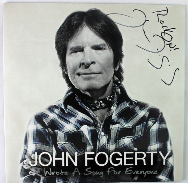 CCR: John Fogerty Signed "Wrote A Song For Everyone" Album (PSA/DNA Guaranteed)