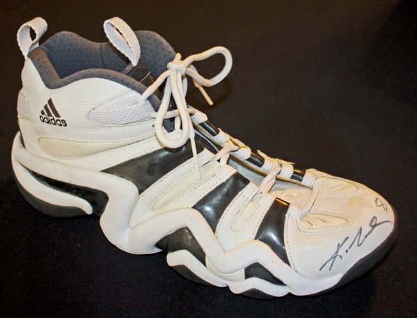 Lot Detail - 1997 Kobe Bryant Game Worn & Signed Adidas Sneaker (2nd Season)(DC Sports)