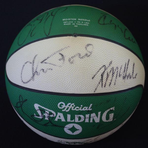 Lot Detail 1992 Boston Celtics Team Signed Logo