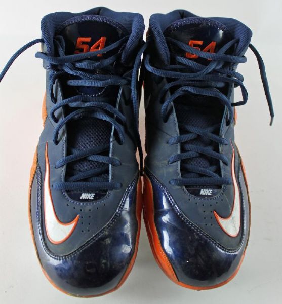 2012 Brian Urlacher Game Worn & Signed Nike Custom Football Cleats (PSA/DNA)