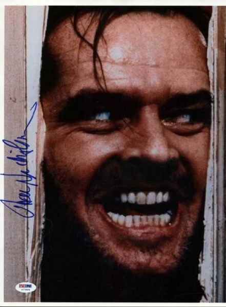 Jack Nicholson Signed 12" x 15" Color Photo from "The Shining" (PSA/DNA)