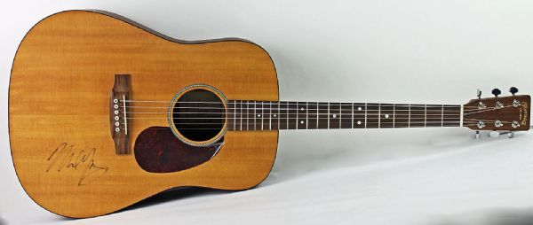 Neil Young Rare Signed Martin D-M Acoustic Guitar from 1996 Tour (PSA/DNA & Epperson/REAL)
