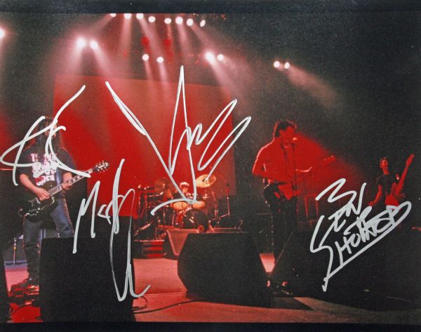 Soundgarden Group Signed 11" x 14" Color Photo (PSA/JSA Guaranteed)