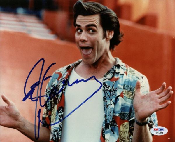 Ace Ventura: Jim Carrey Signed 8"x10" Photo (PSA/DNA)