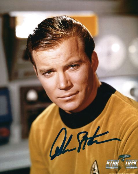 Star Trek: William Shatner Signed 8" x 10" Color Photo as "Capt. Kirk" (PSA/JSA Guaranteed)