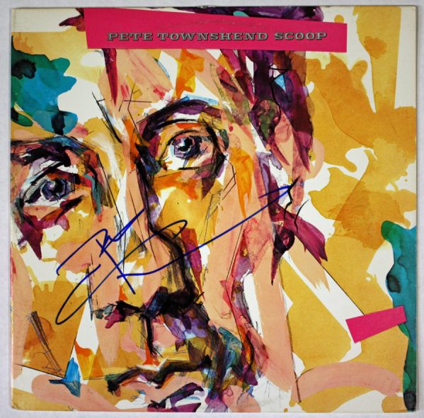 Pete Townshend Signed "Scoop" LP (PSA/JSA Guaranteed)