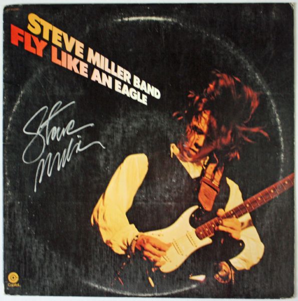 Steve Miller Signed "Fly Like An Eagle" LP (PSA/JSA Guaranteed)